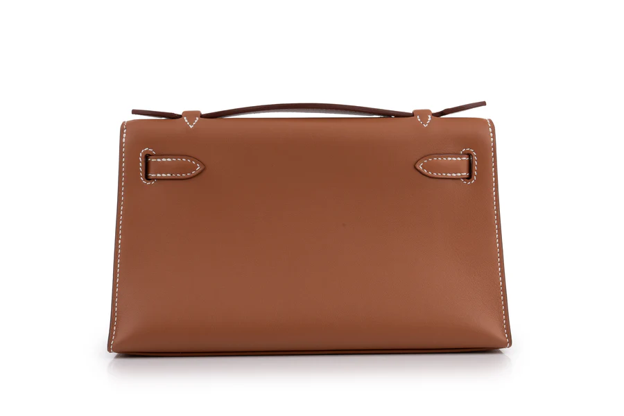 hermès mini kelly pochette swift gold ghw