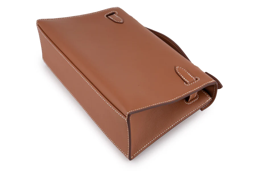 hermès mini kelly pochette swift gold ghw