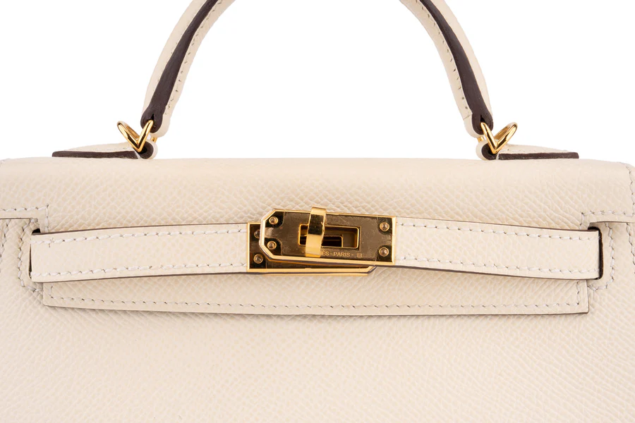 Hermès Mini Kelly Epsom Nata GHW - Image 7