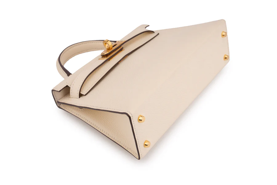 Hermès Mini Kelly Epsom Nata GHW - Image 10