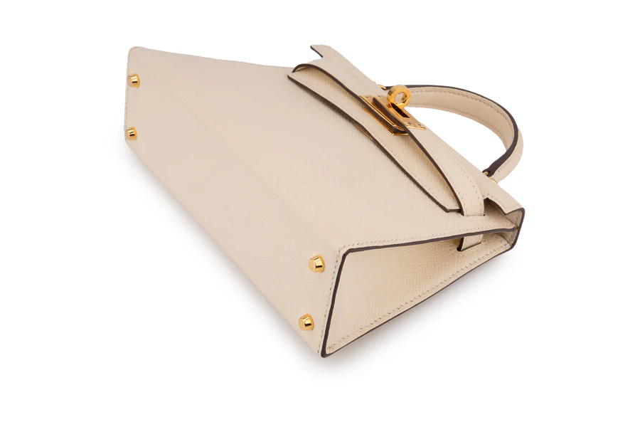 Hermès Mini Kelly Epsom Nata GHW - Image 11
