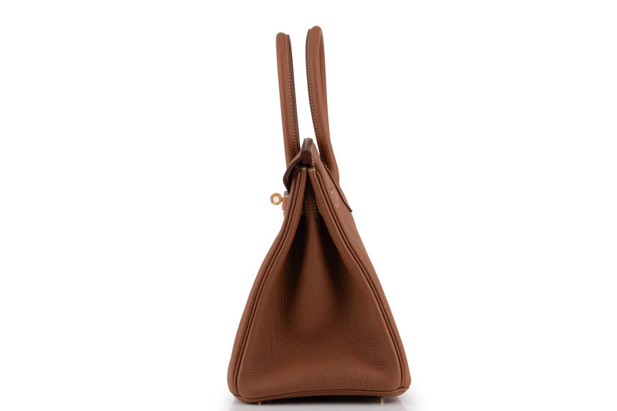 Hermès Birkin 30 Togo Gold BGHW - Image 3