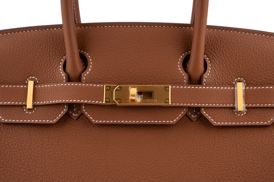 Hermès Birkin 30 Togo Gold BGHW - Image 6