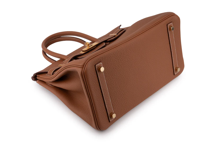 Hermès Birkin 30 Togo Gold BGHW - Image 8