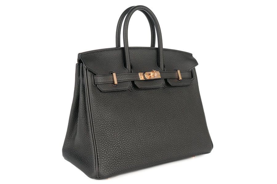 Hermès Birkin 25 Togo Noir RGHW - Image 2