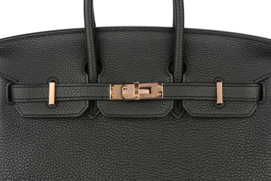 Hermès Birkin 25 Togo Noir RGHW - Image 6