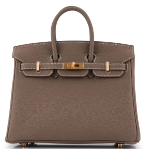 Hermès Birkin 25 Togo Etoupe BGHW