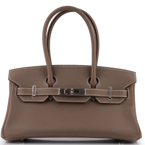 Hermès Birkin 29 Shoulder Evercolour Etoupe PHW