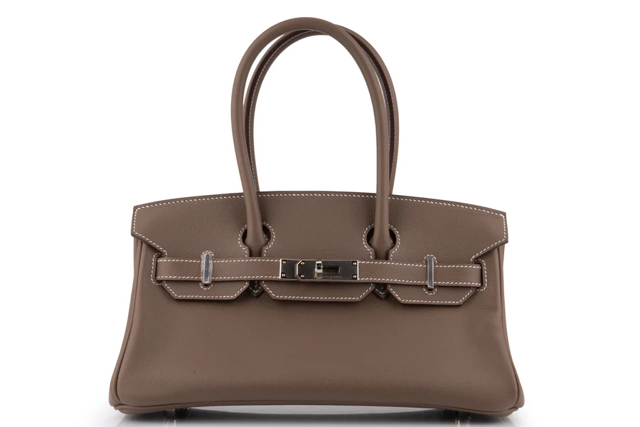 Hermès Birkin 29 Shoulder Evercolour Etoupe PHW