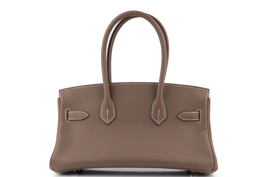 Hermès Birkin 29 Shoulder Evercolour Etoupe PHW - Image 4