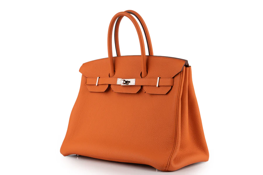 Hermès Birkin 35 Togo Orange H PHW - Image 2