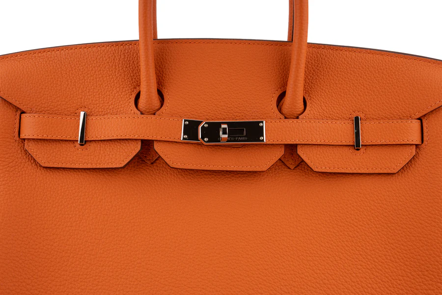 Hermès Birkin 35 Togo Orange H PHW - Image 6