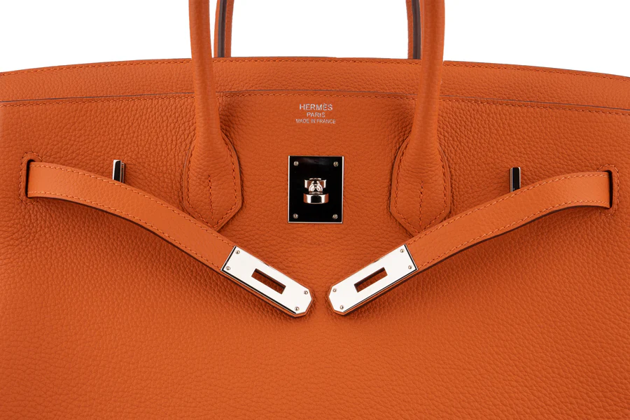 Hermès Birkin 35 Togo Orange H PHW - Image 7