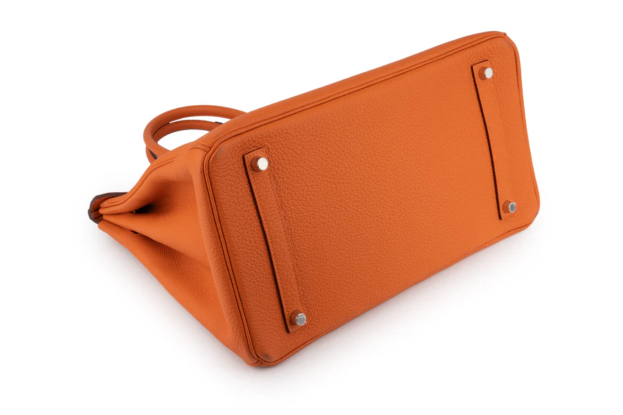 Hermès Birkin 35 Togo Orange H PHW - Image 10