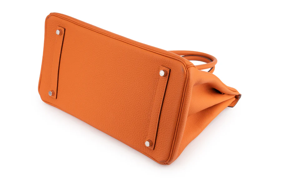 Hermès Birkin 35 Togo Orange H PHW - Image 11