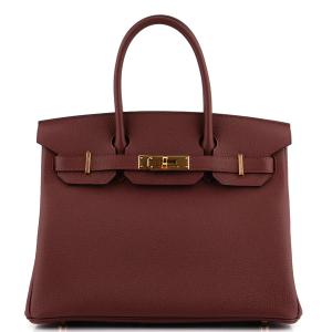 Hermès Birkin 30 Togo Rouge H GHW