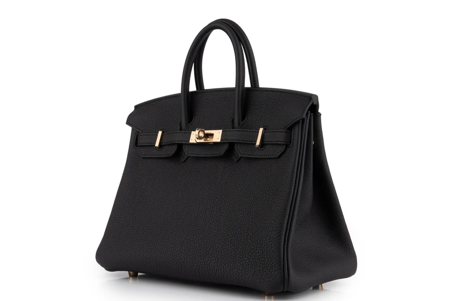 Hermès Birkin 25 Togo Noir PBHW - Image 2