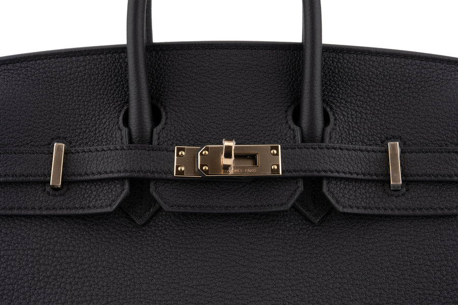 Hermès Birkin 25 Togo Noir PBHW - Image 6