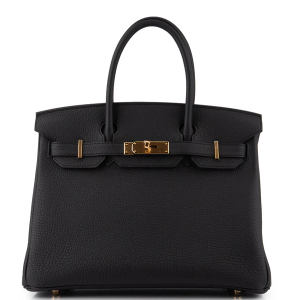 Hermès Birkin 30 Togo Noir GHW