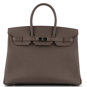 Hermès Birkin 35 Epsom Etain PHW