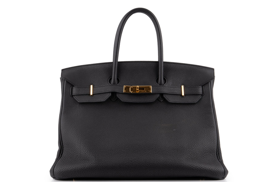 Hermès Birkin 35 Clemence Noir GHW