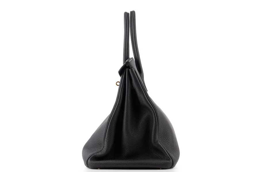 Hermès Birkin 35 Clemence Noir GHW - Image 3