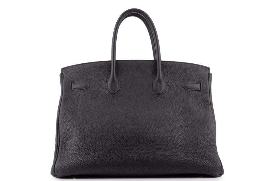 Hermès Birkin 35 Clemence Noir GHW - Image 4