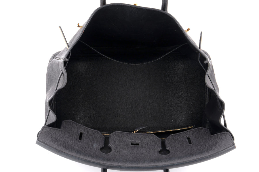 Hermès Birkin 35 Clemence Noir GHW - Image 8