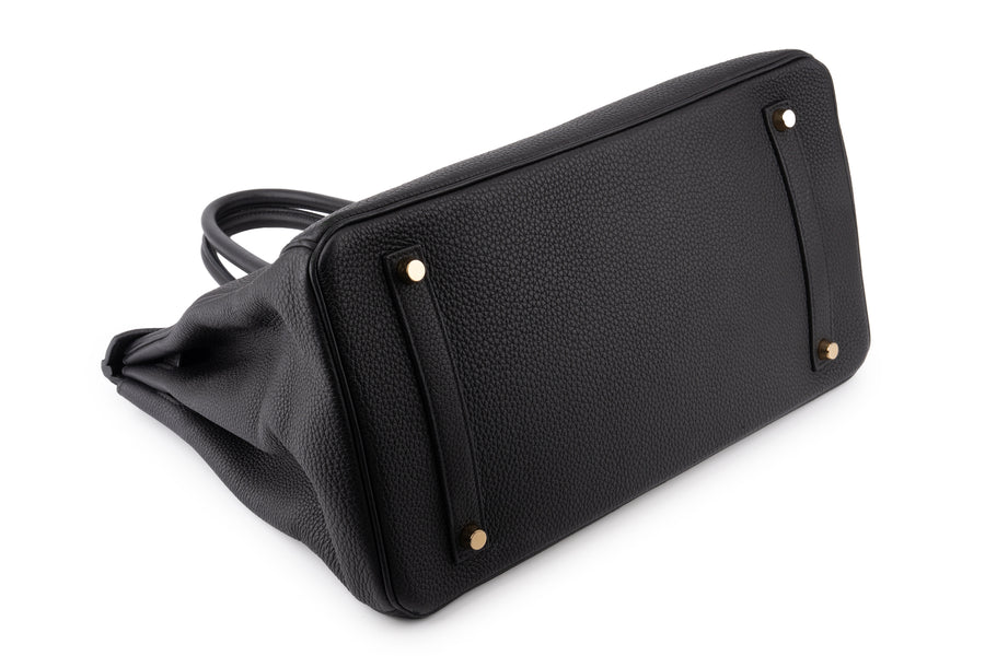 Hermès Birkin 35 Clemence Noir GHW - Image 10