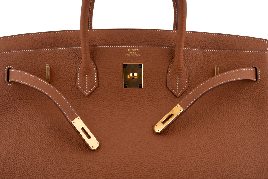 Hermès Birkin 40 Togo Gold GHW - Image 8
