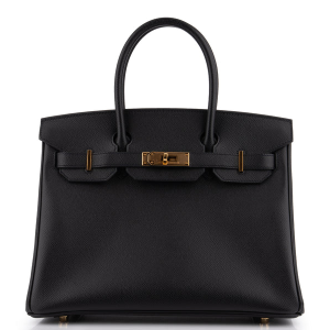 Hermès Birkin 30 Epsom Noir GHW