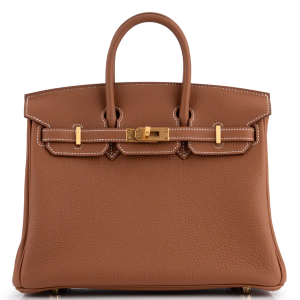 Hermès Birkin 25 Togo Gold BGHW