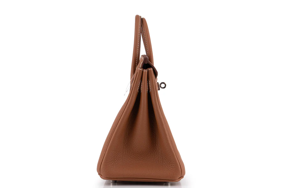 Hermès Birkin 25 Togo Gold PHW - Image 8