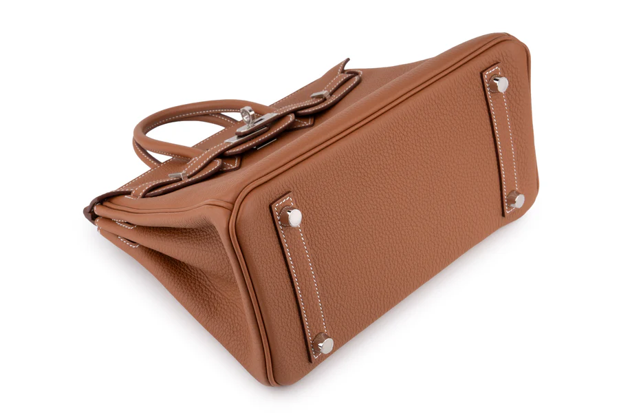 Hermès Birkin 25 Togo Gold PHW - Image 9