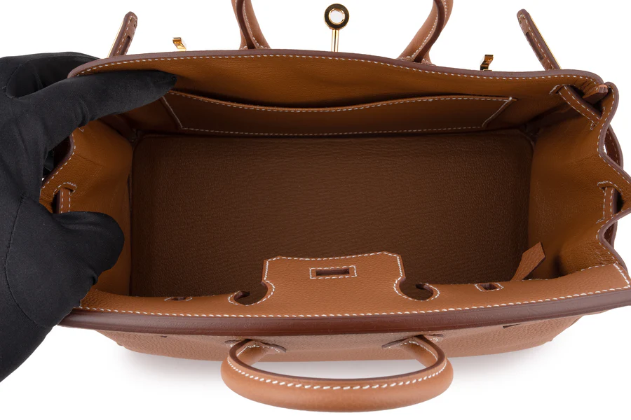 Hermès Birkin 25 Togo Gold GHW - Image 8