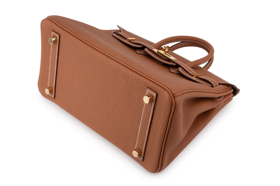 Hermès Birkin 25 Togo Gold GHW - Image 9