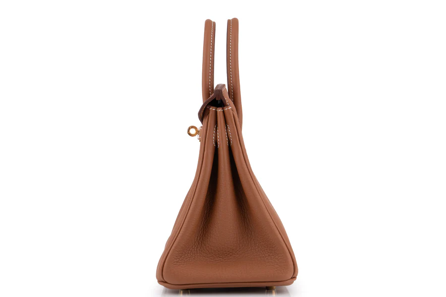 Hermès Birkin 25 Togo Gold GHW - Image 3
