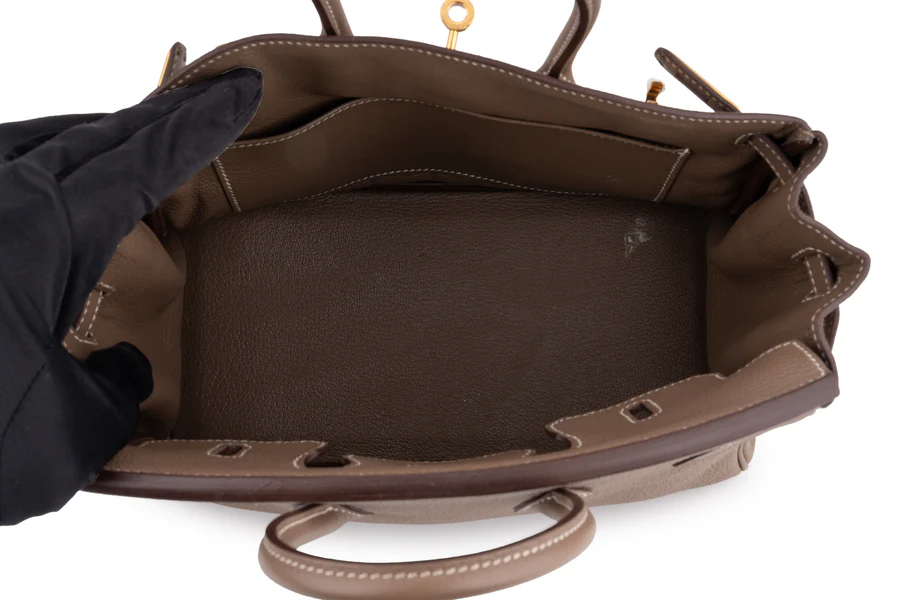 Hermès Birkin 25 Togo Etoupe GHW - Image 9