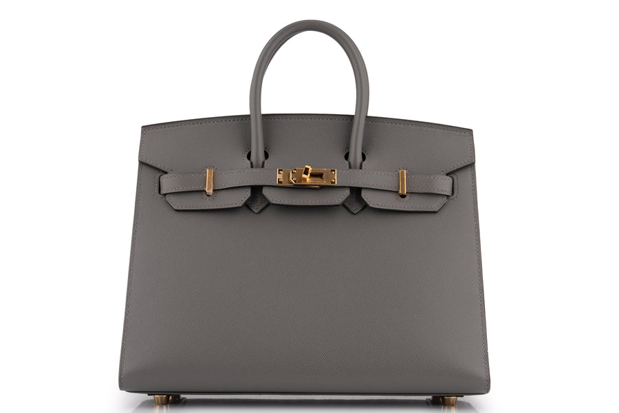 Hermès Birkin 25 Veau Madame Gris Misty GHW