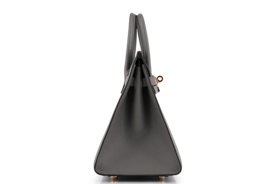 Hermès Birkin 25 Veau Madame Gris Misty GHW - Image 5