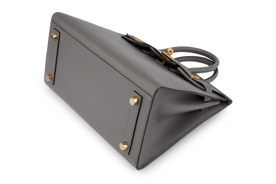 Hermès Birkin 25 Veau Madame Gris Misty GHW - Image 10