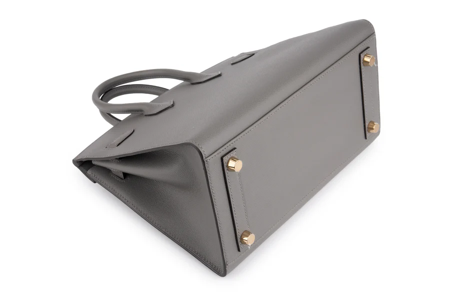 Hermès Birkin 25 Veau Madame Gris Misty GHW - Image 13