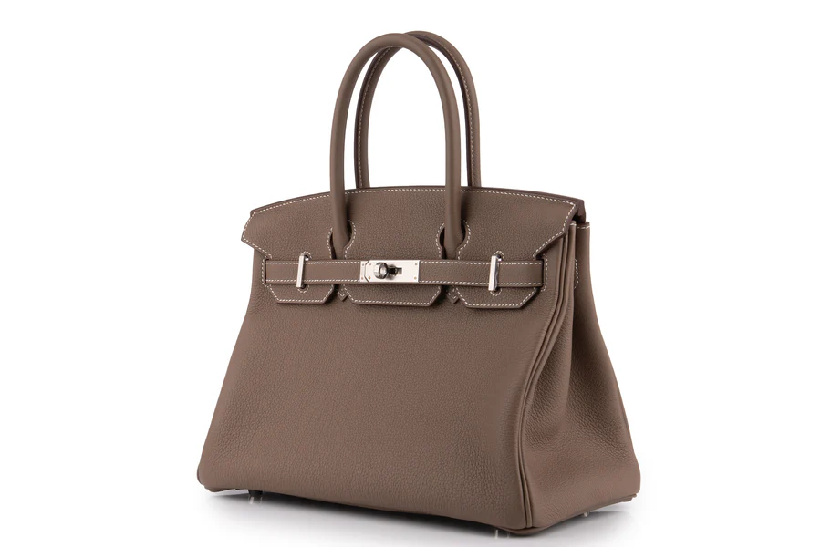 Birkin 30 Togo Etoupe PHW - Image 2
