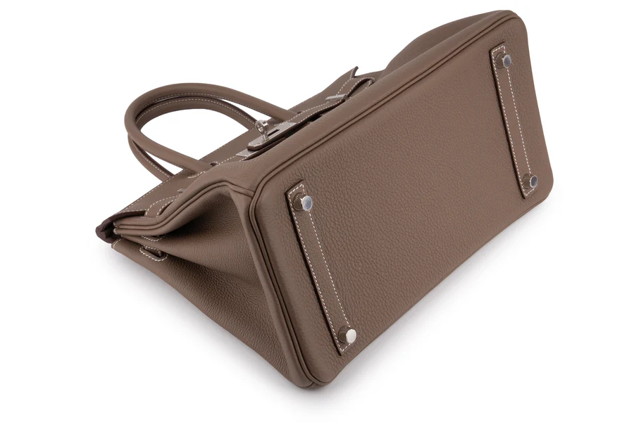 Birkin 30 Togo Etoupe PHW - Image 9