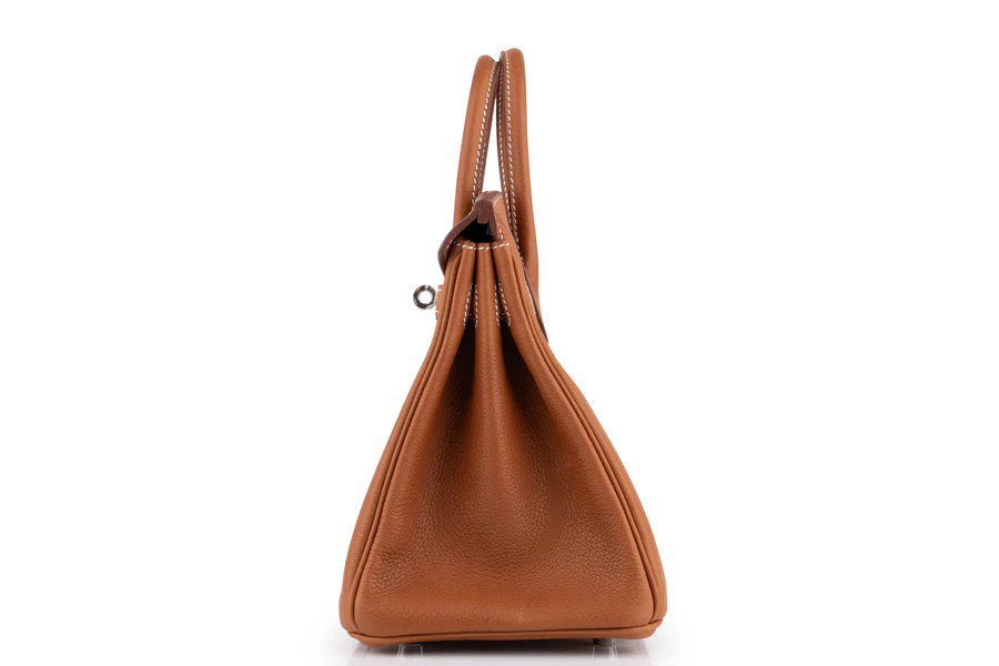 Hermès Birkin 25 Barenia Gold PHW - Image 3
