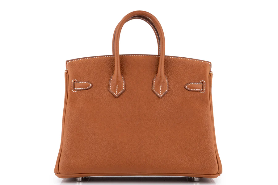 Hermès Birkin 25 Barenia Gold PHW - Image 4