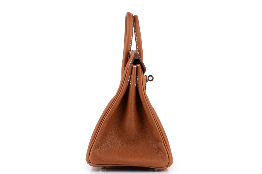 Hermès Birkin 25 Barenia Gold PHW - Image 5