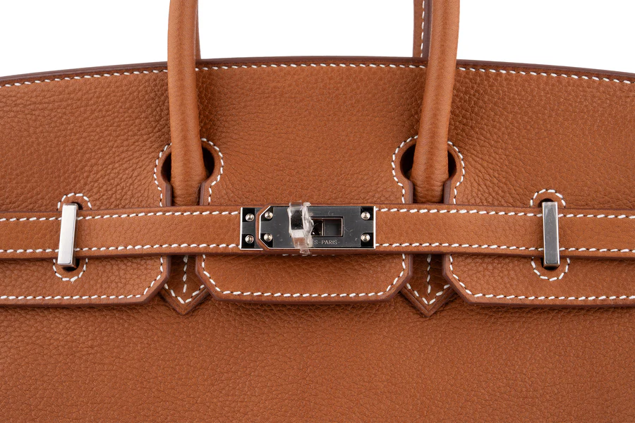 Hermès Birkin 25 Barenia Gold PHW - Image 7