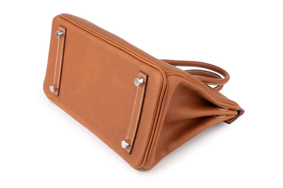 Hermès Birkin 25 Barenia Gold PHW - Image 10