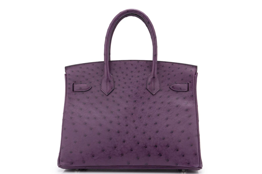 Hermès Birkin 30 Ostrich Violine PHW - Image 4